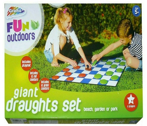 Grafix giant draughts set - draughts,