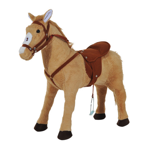 Kids ride plush horse pony - kids,