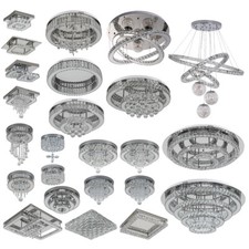 LED Ceiling Crystal Lights