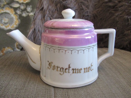 Victorian miniature teapot - miniature,