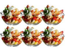 Prawn cocktail bowls - 6x,
