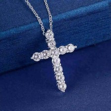 Women Cross Crystal Zircon