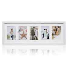 Multi Aperture Photo Picture Frames Holds 3,4 or 5 Photos White or Black 