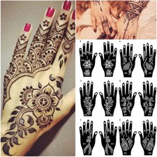 India Henna Temporary Tattoo Stencils Templates Lace Temporary Tattoo Stencils
