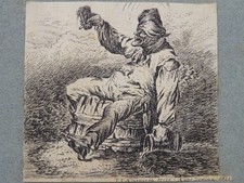 1825 Georgian Art Hand Painted