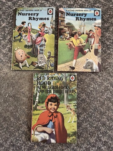 Vintage ladybird books - 3x,