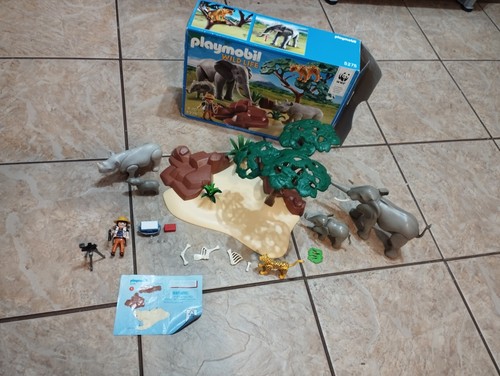 Playmobil 5275 elephant rhino - playmobil,