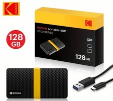KODAK Ultra Fast SSD X200 Solid State External Hard Drive 128GB  