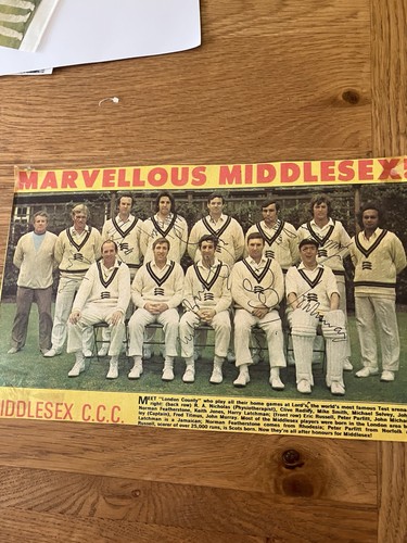Middlesex cricket 1973 - 1973, team