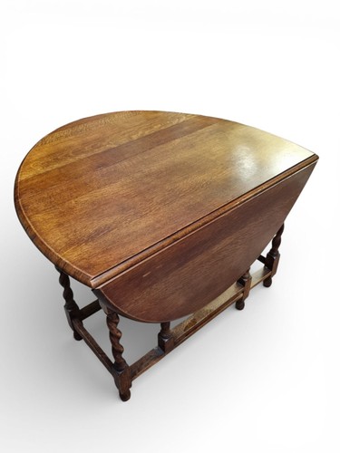 Antique oak gateleg drop - oak,