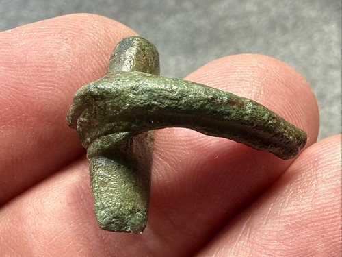 Roman bronze childs fibula - roman,