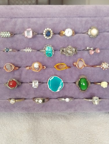 Costume dress rings - dress, x25