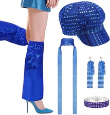 7 Pcs 70s Abba Accessories
