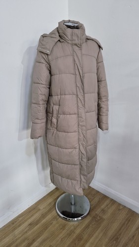 Joules taupe long padded coat - joules,