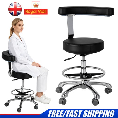 Adjustable rolling stool with - rolling,
