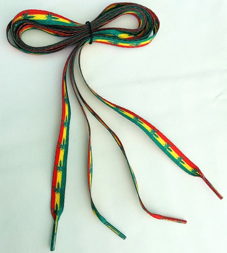 Shoelaces rasta red yellow - shoelaces,