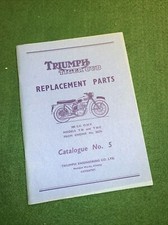 Triumph Tiger Cub 200 T20 T20C Replacement Spare Parts Book Manual New Original