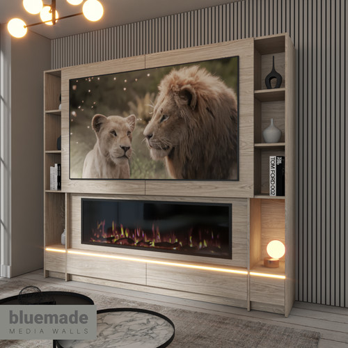 2400mm media wall - tv,