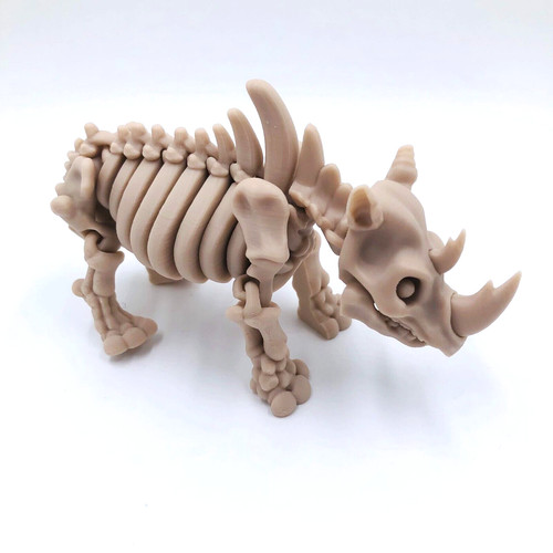 Printed skeleton rhino bone - 3d,