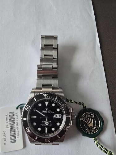 Rolex submariner men black - rolex,