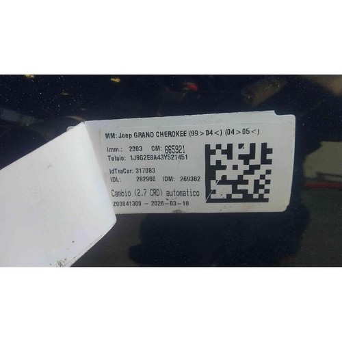 Automatic gearshift jeep grand - automatic,