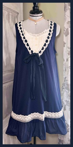 Axes femme navy blue lace - femme,