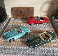 2 Burago 1/18 & 1 Polistil 1/16 Scale Model Cars (SPARES OR REPAIRS)