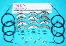 Triple Axle Brake Shoe, Nuts &