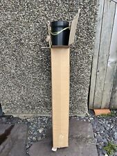 Flue Pipe 4ft Matt Black 6inch
