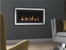 1200mm Balanced flue Gas Fire - No chimney No problem - External wall install