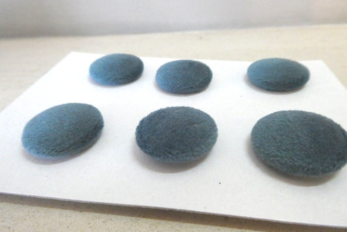 Blue teal plush - teal, velvet