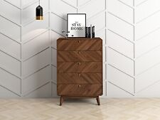 LV44 Columbian Walnut Dark Brown 5 Drawer Chest of drawers