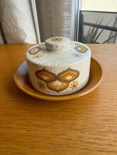 Vintage 70s Royal Worcester Palissy Kalabar Round Butter Dish 16.5 cm D (Saucer)