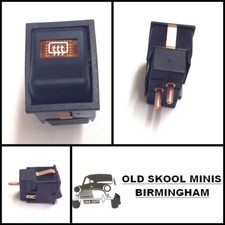 CLASSIC MINI HEATED REAR WINDOW SWITCH YUF101680 1976  MK4 COOPER AUSTIN AK20
