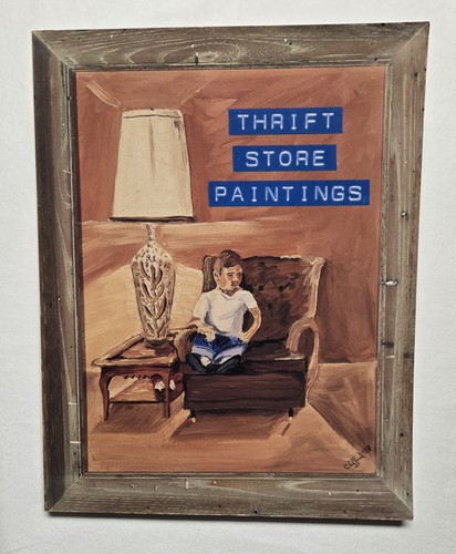 Thrift store paintings - thrift,