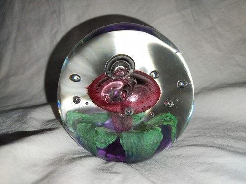 Vintage hand blown glass - hand,