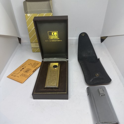 Two vintage lighters win - vintage, &