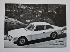 TRIUMPH STAG SALES BROCHURE