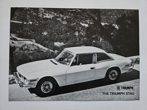 Triumph stag sales brochure - stag,