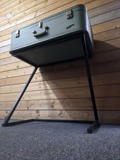 Upcycled suitcase desk dresser - suitcase,