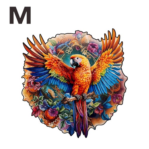 Unique parrot wooden - unique,