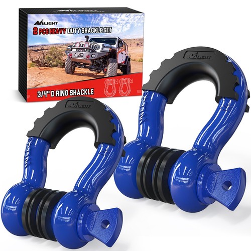 Nilight d ring shackles - 3/4",