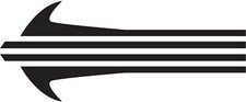 Bonnet Racing stripes graphics