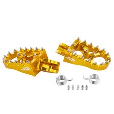 JXR Talaria Sting FOOT PEGS OVER SIZED FOOT RESTS MX4 MX5 R XXX FOOTPEGS GOLD