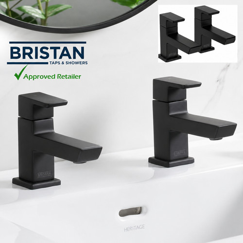 Bathroom taps pair - pair, basin