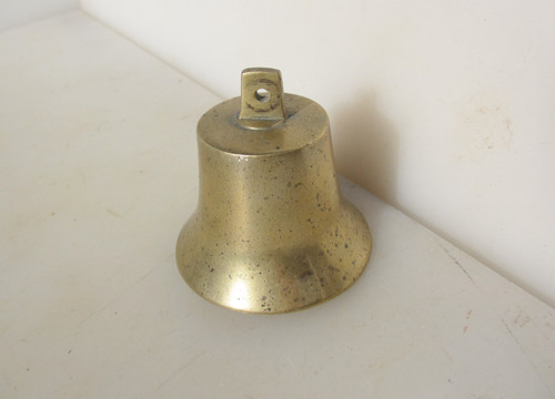 Victorian brass bell servant - victorian,