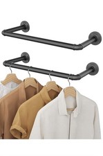 Clothes Rail Industrial Black Pipe 49cm - New Never used. 