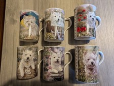 Danbury Mint Westie Mugs By