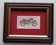MOTOR CYCLE IMAGE FRAMED -
