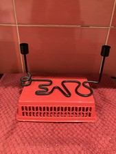 Black Gothic Style Metal candle stick holder with Red Diamond Glass accessories